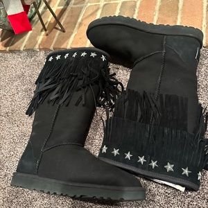UGG / Jimmy Choo fringe boot